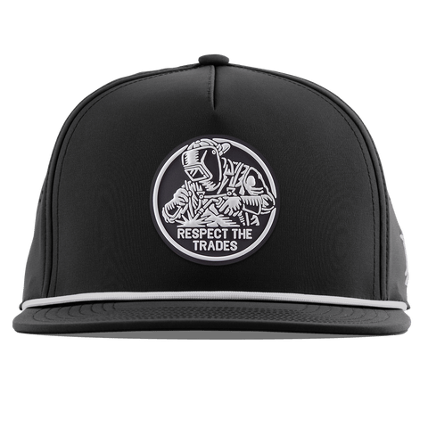 Respect The Trades Welder Flat 5 Panel Rope Black