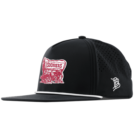 University of Oklahoma "Sooner Schooner" Flat 5 Panel Rope Black