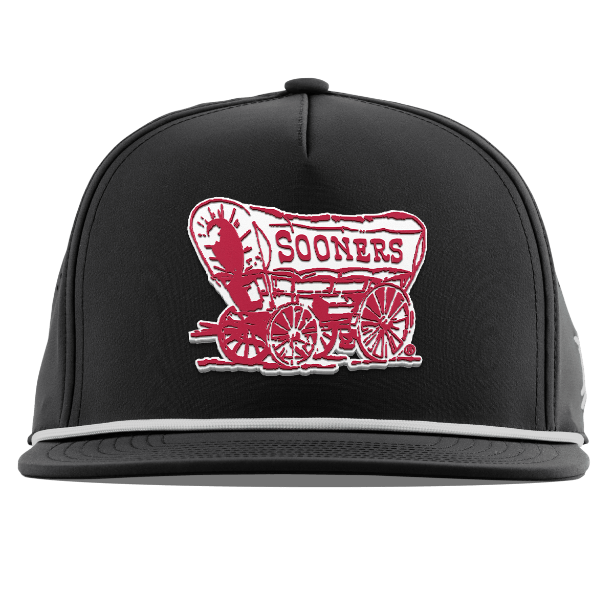 University of Oklahoma "Sooner Schooner" Flat 5 Panel Rope Black
