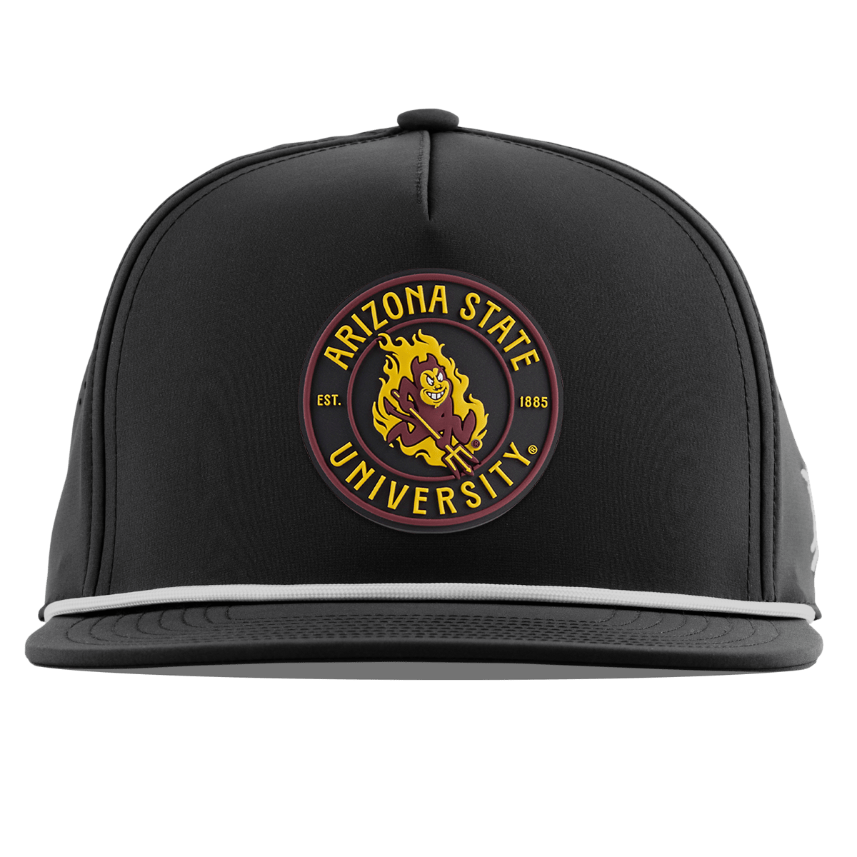 Arizona State University "Sparky's Legacy Dark" Flat 5 Panel Rope Black