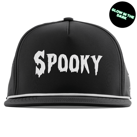Spooky Glow Flat 5 Panel Rope Black