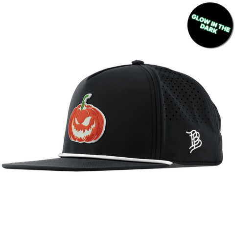 Jack-O-Lantern Glow Flat 5 Panel Rope Black