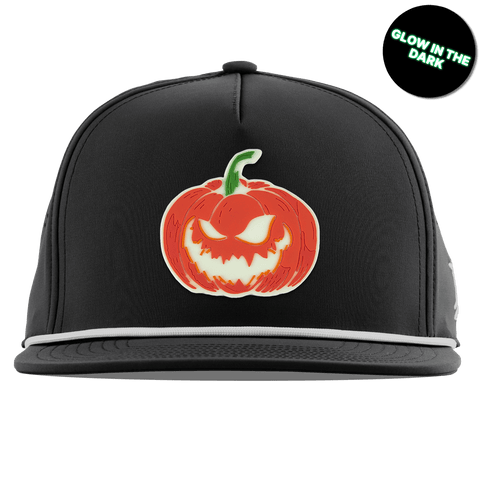 Jack-O-Lantern Glow Flat 5 Panel Rope Black