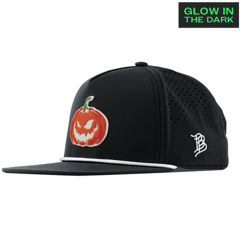 Jack-O-Lantern Glow Flat 5 Panel Rope Black