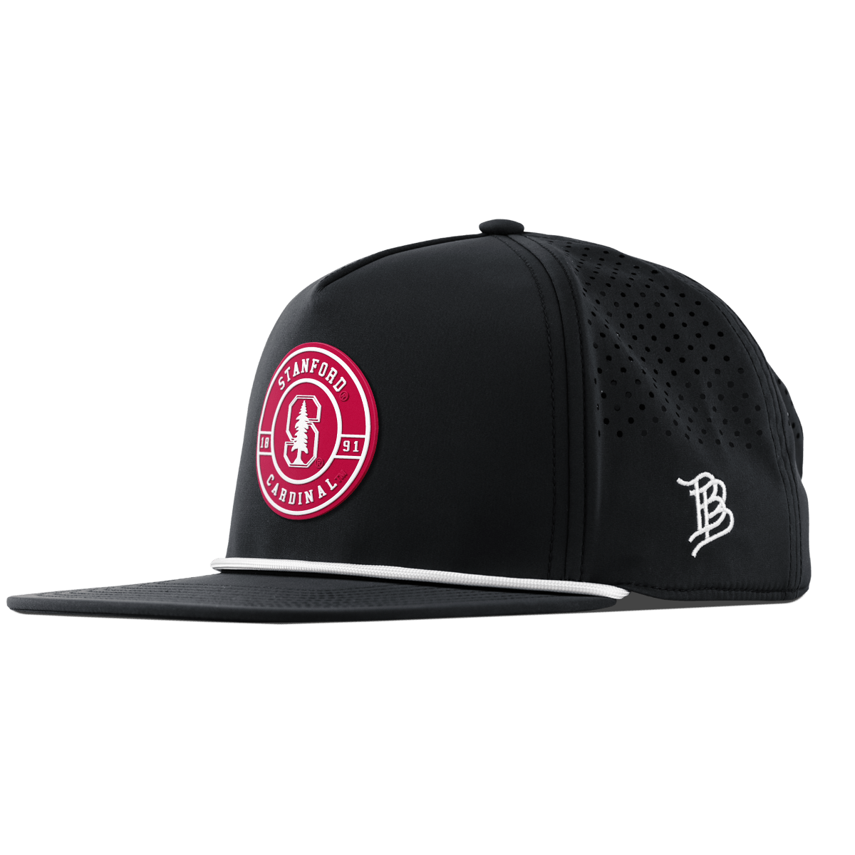 Stanford University "Stanford Seal" Flat 5 Panel Rope Black