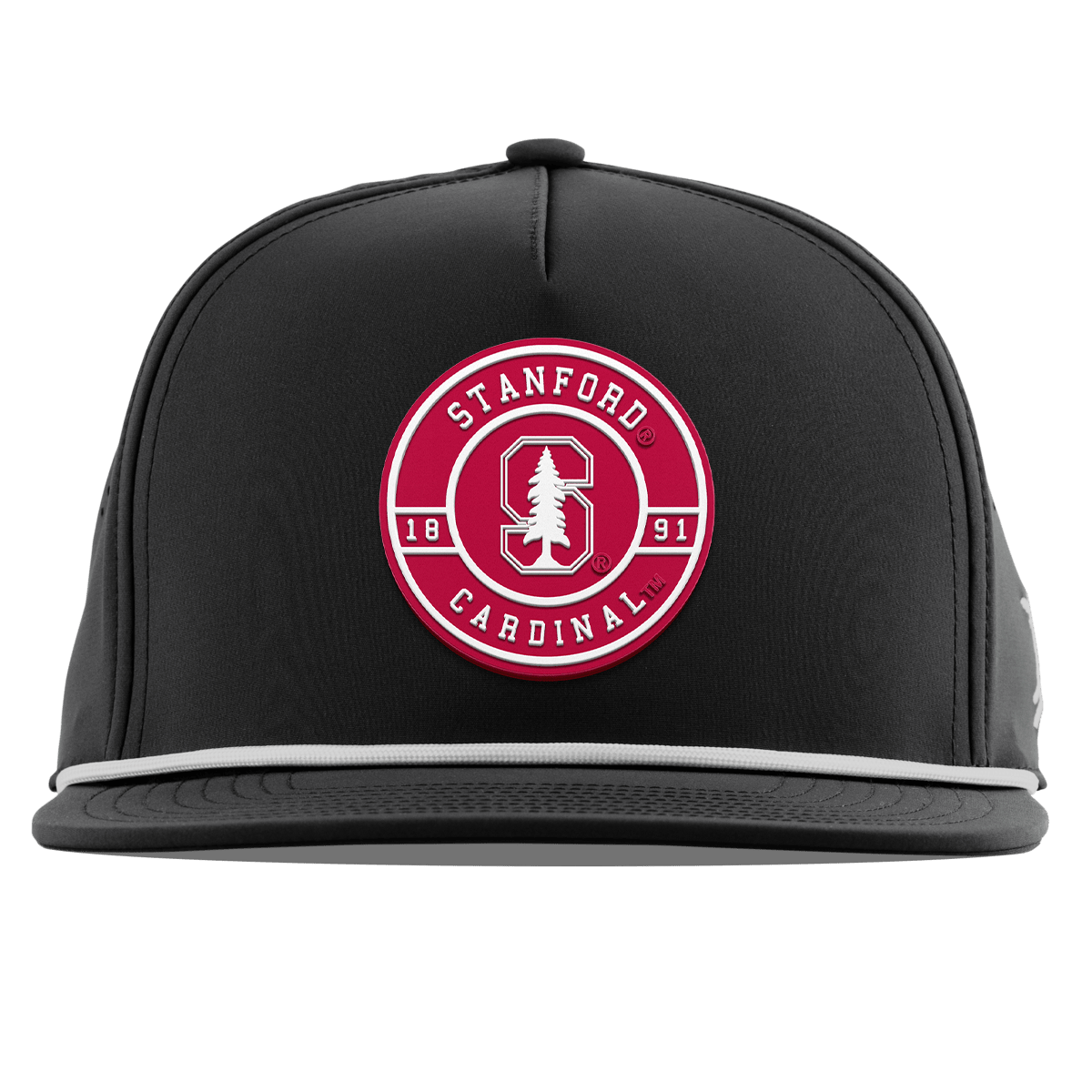 Stanford University "Stanford Seal" Flat 5 Panel Rope Black