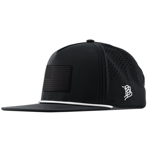 Old Glory Stealth Flat 5 Panel Rope Black