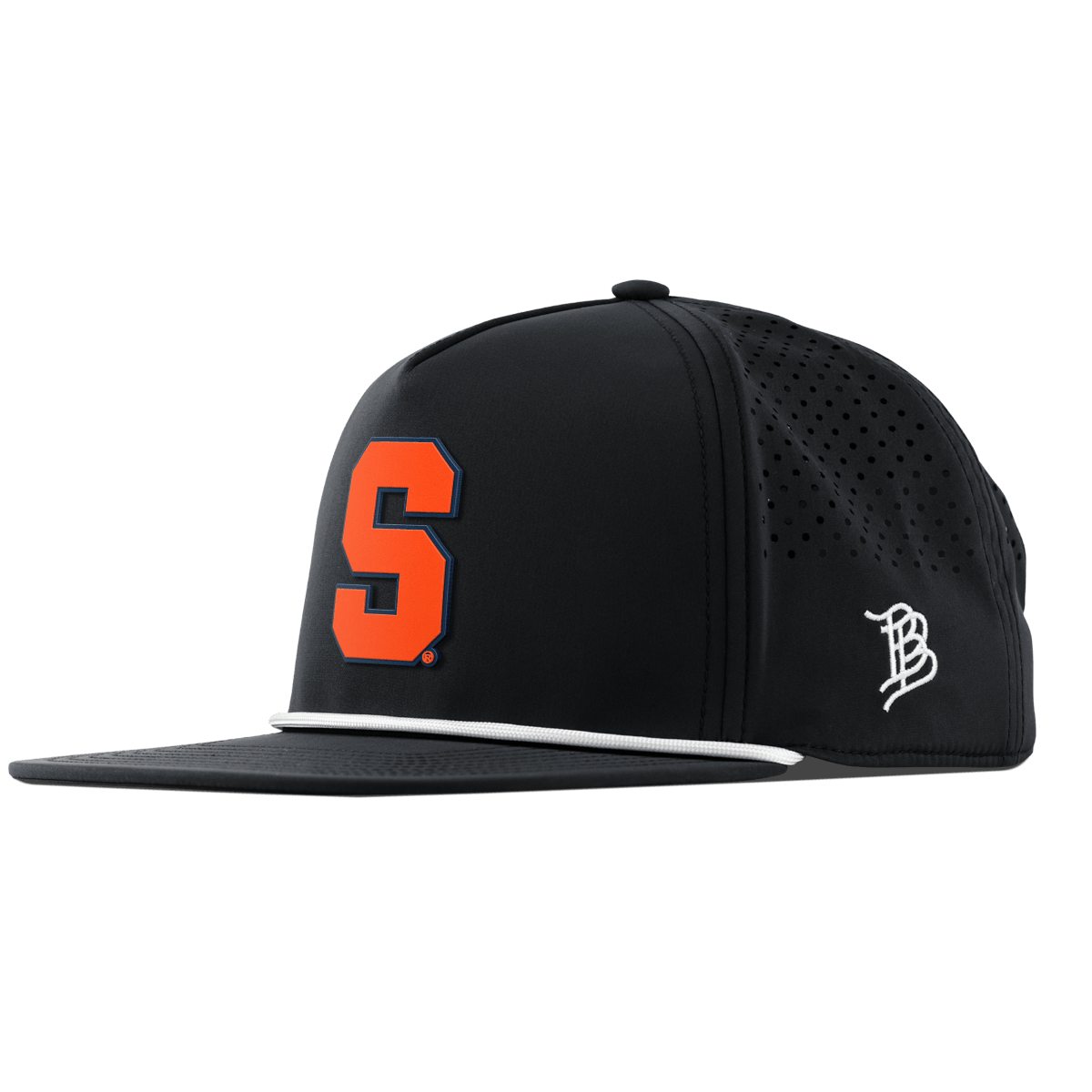 Syracuse University "Syracuse Orange Block" Flat 5 Panel Rope Black