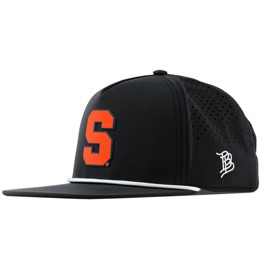 Syracuse University "Syracuse Orange Block" Flat 5 Panel Rope Black