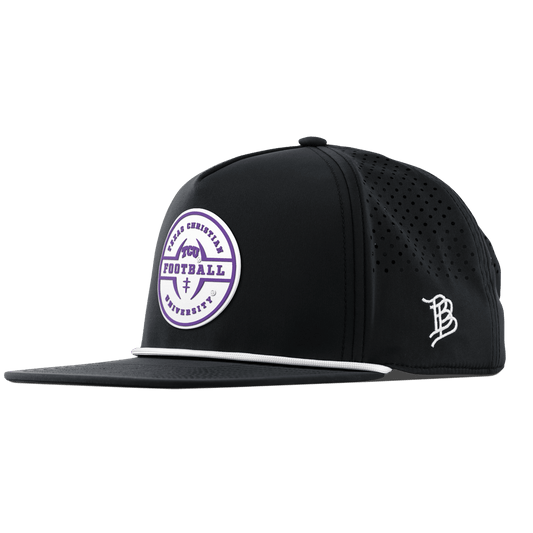 Texas Christian University "TCU Football Legacy" Flat 5 Panel Rope Black