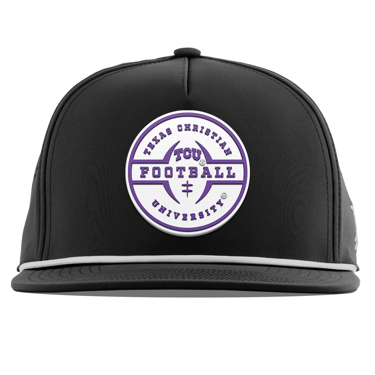 Texas Christian University "TCU Football Legacy" Flat 5 Panel Rope Black