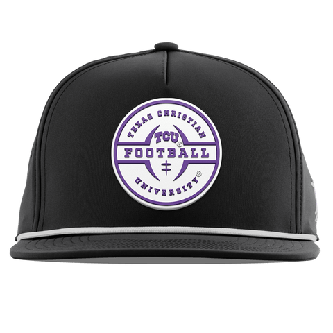 Texas Christian University "TCU Football Legacy" Flat 5 Panel Rope Black