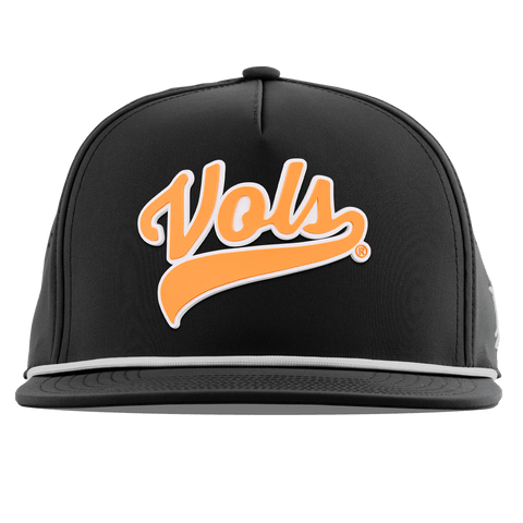 University of Tennessee "Tennessee Vols Script" Flat 5 Panel Rope Black