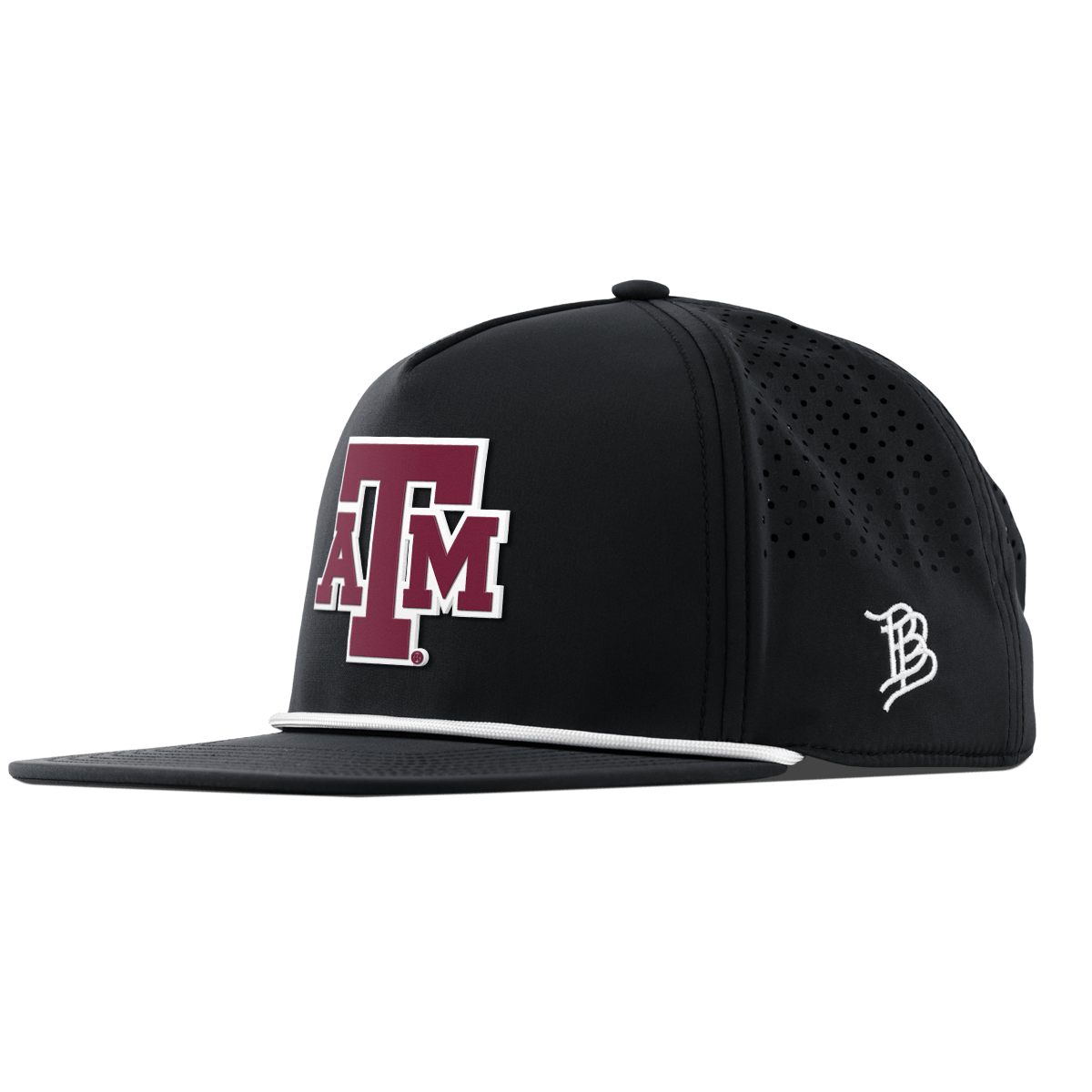 Texas A&M University "Texas A&M Block" Flat 5 Panel Rope Black