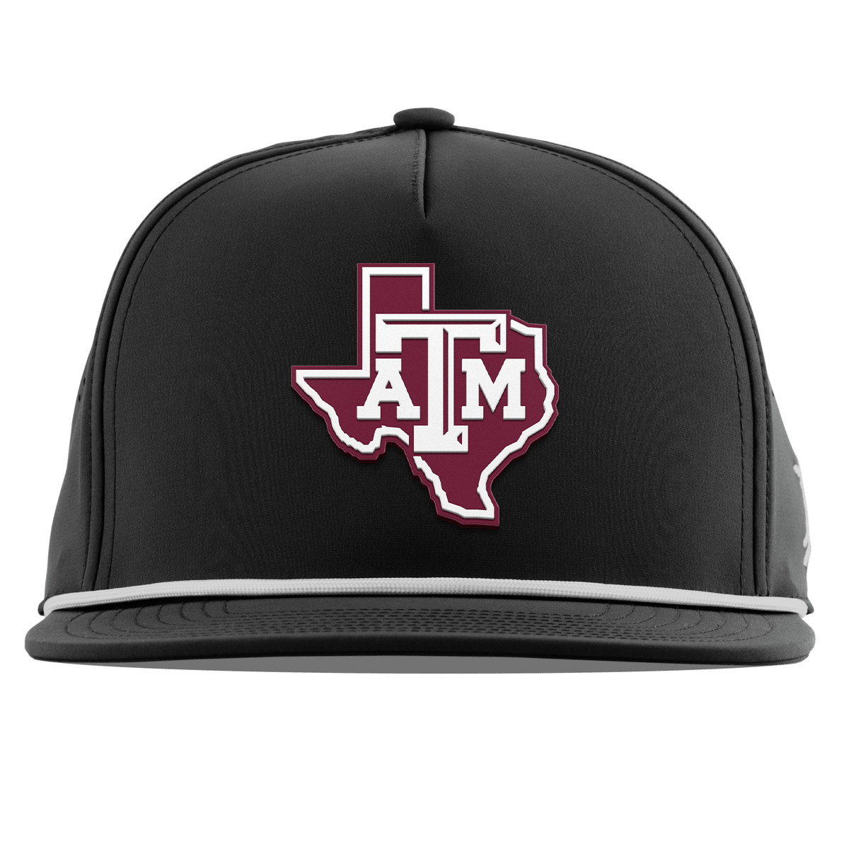 Texas A&M University "Texas A&M Outline" Flat 5 Panel Rope Black