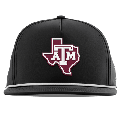 Texas A&M University "Texas A&M Outline" Flat 5 Panel Rope Black