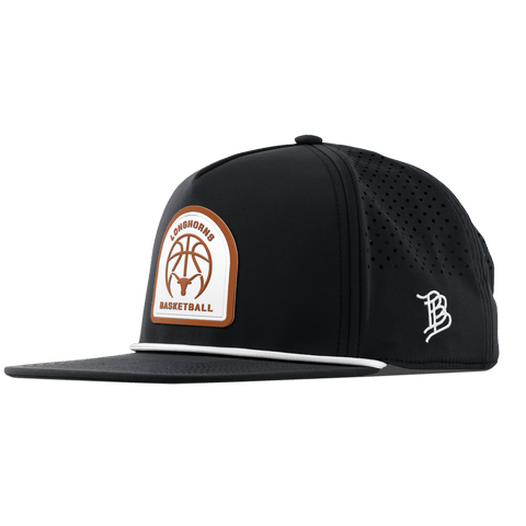 University of Texas "Texas Basketball" Flat 5 Panel Rope Black