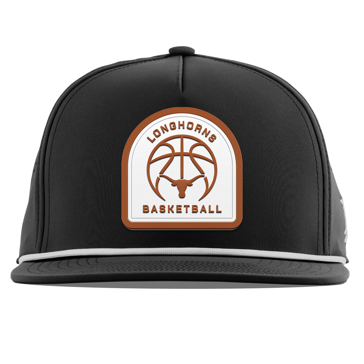 University of Texas "Texas Basketball" Flat 5 Panel Rope Black