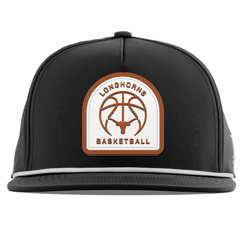 University of Texas "Texas Basketball" Flat 5 Panel Rope Black
