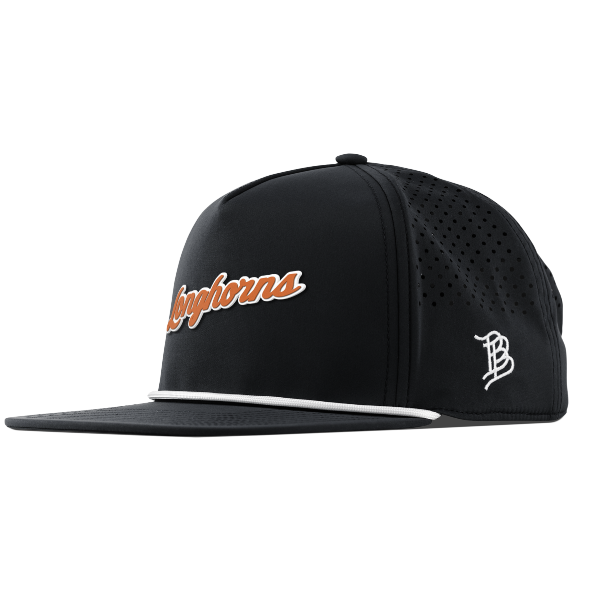 University of Texas "Texas Longhorn Script" Flat 5 Panel Rope Black