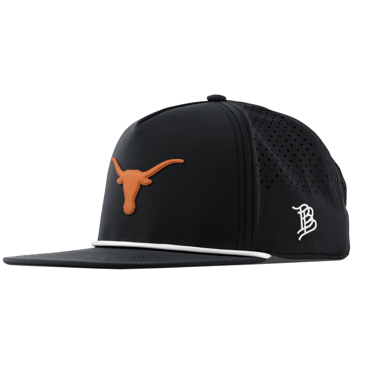 University of Texas "Texas Longhorn" Flat 5 Panel Rope Black