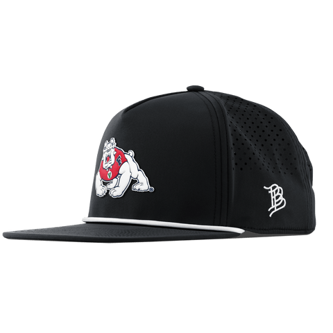Fresno State University "TimeOut The Bulldog" Flat 5 Panel Rope Black