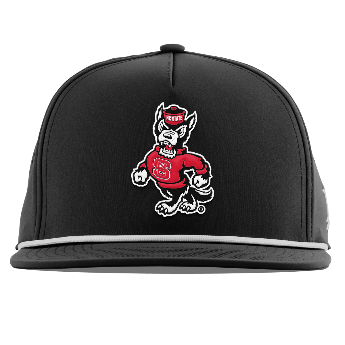 North Carolina State "Tuffy The Wolf" Flat 5 Panel Rope Black