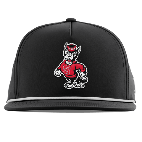 North Carolina State "Tuffy The Wolf" Flat 5 Panel Rope Black