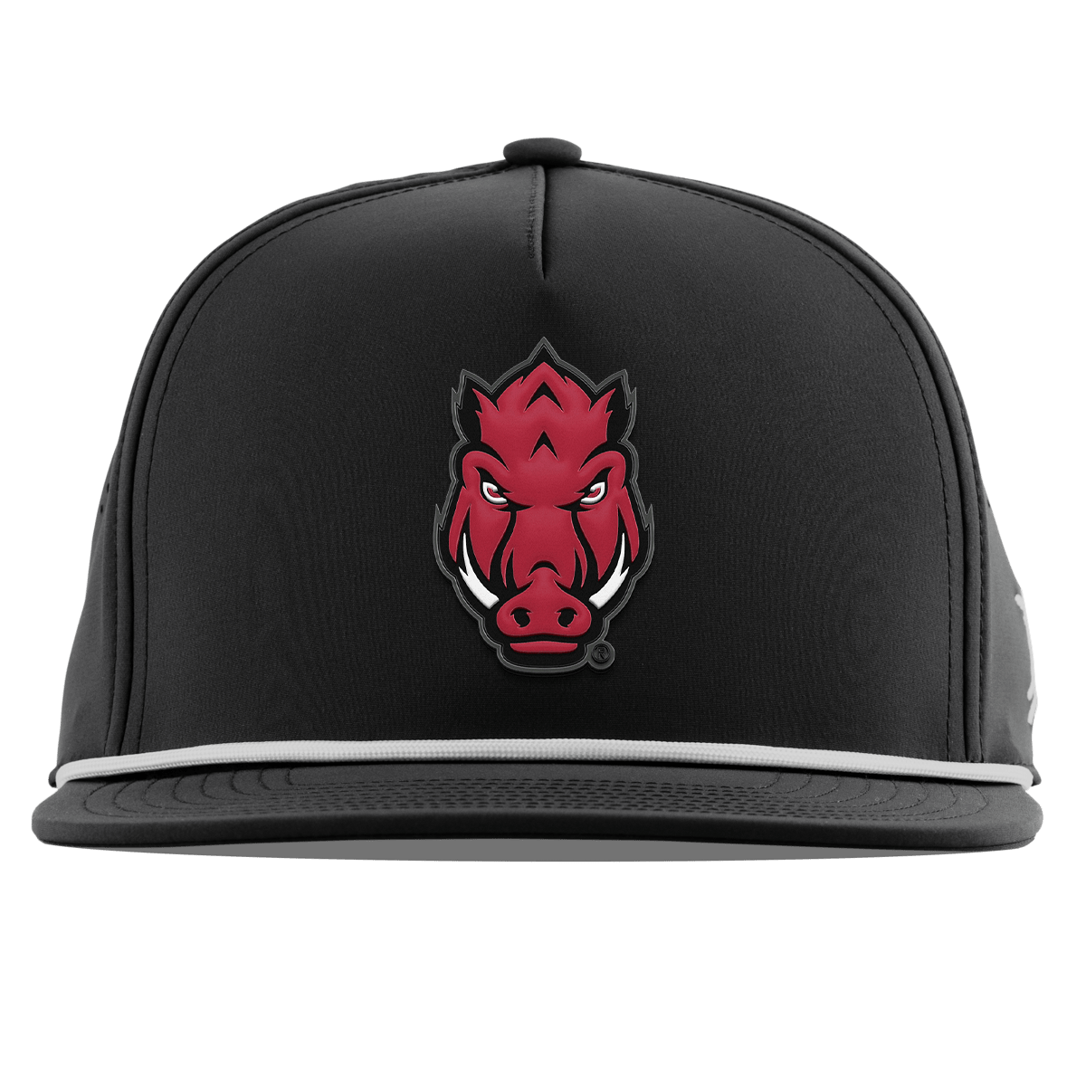 University of Arkansas "Tusk" Flat 5 Panel Rope Black