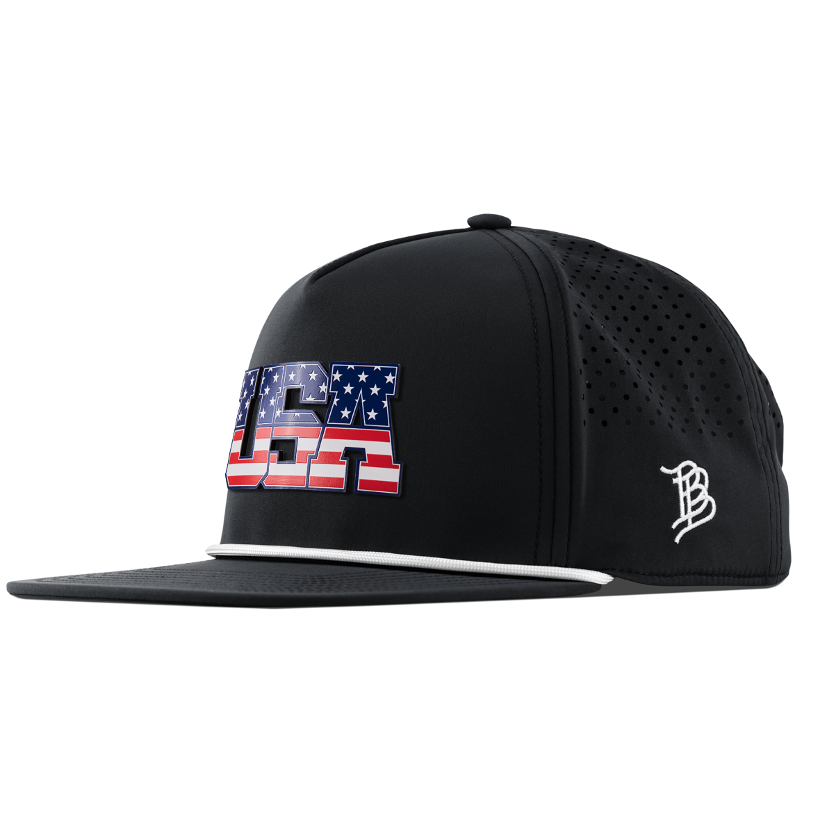 USA Tradition Flat 5 Panel Rope Black