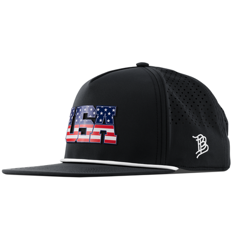 USA Tradition Flat 5 Panel Rope Black