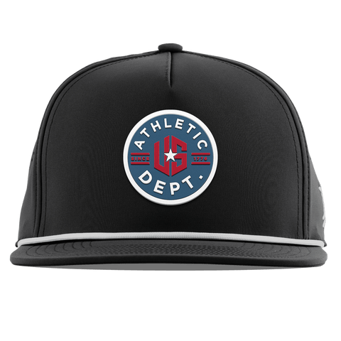 US Athletic Flat 5 Panel Rope Black