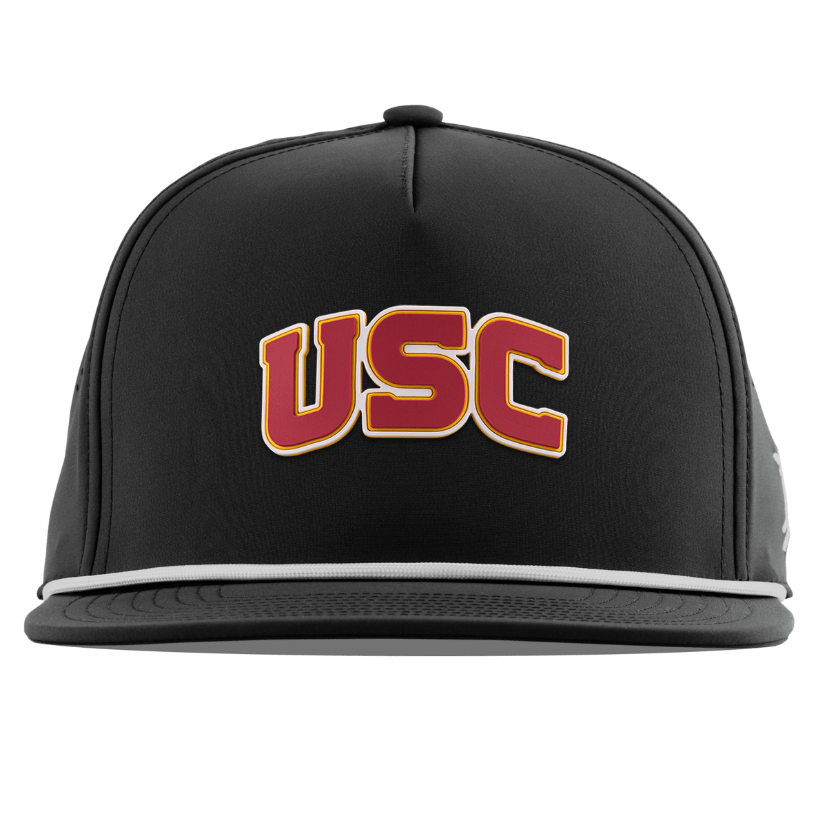 University of Southern California "USC Block" Flat 5 Panel Rope Black