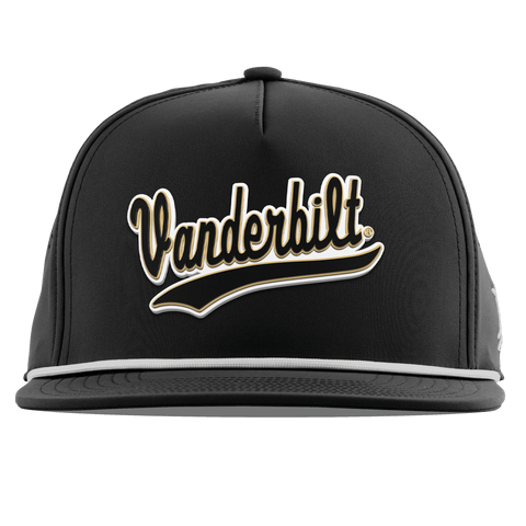 Vanderbilt University "Vanderbilt Script" Flat 5 Panel Rope Black