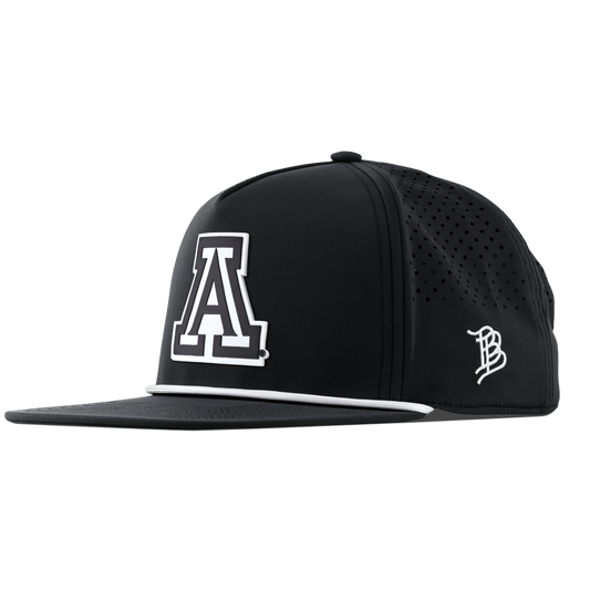 University of Arizona "Vintage Arizona Block" Flat 5 Panel Rope Black