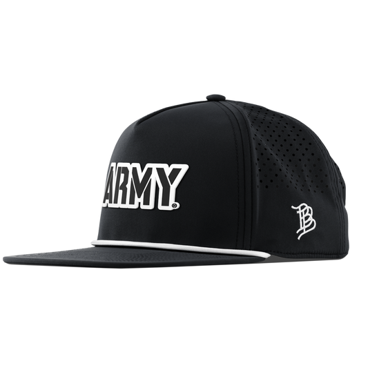 Army "Vintage Army Block" Flat 5 Panel Rope Black