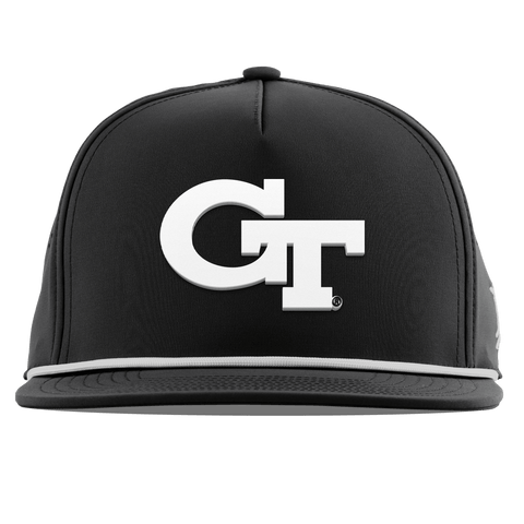 Georgia Tech University "Vintage Georgia Tech Team Logo" Flat 5 Panel Rope Black