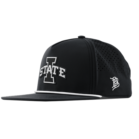 Iowa State University "Vintage Iowa State" Flat 5 Panel Rope Black