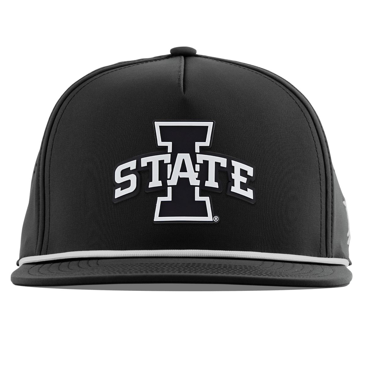 Iowa State University "Vintage Iowa State" Flat 5 Panel Rope Black
