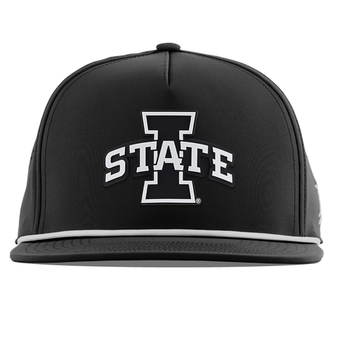 Iowa State University "Vintage Iowa State" Flat 5 Panel Rope Black