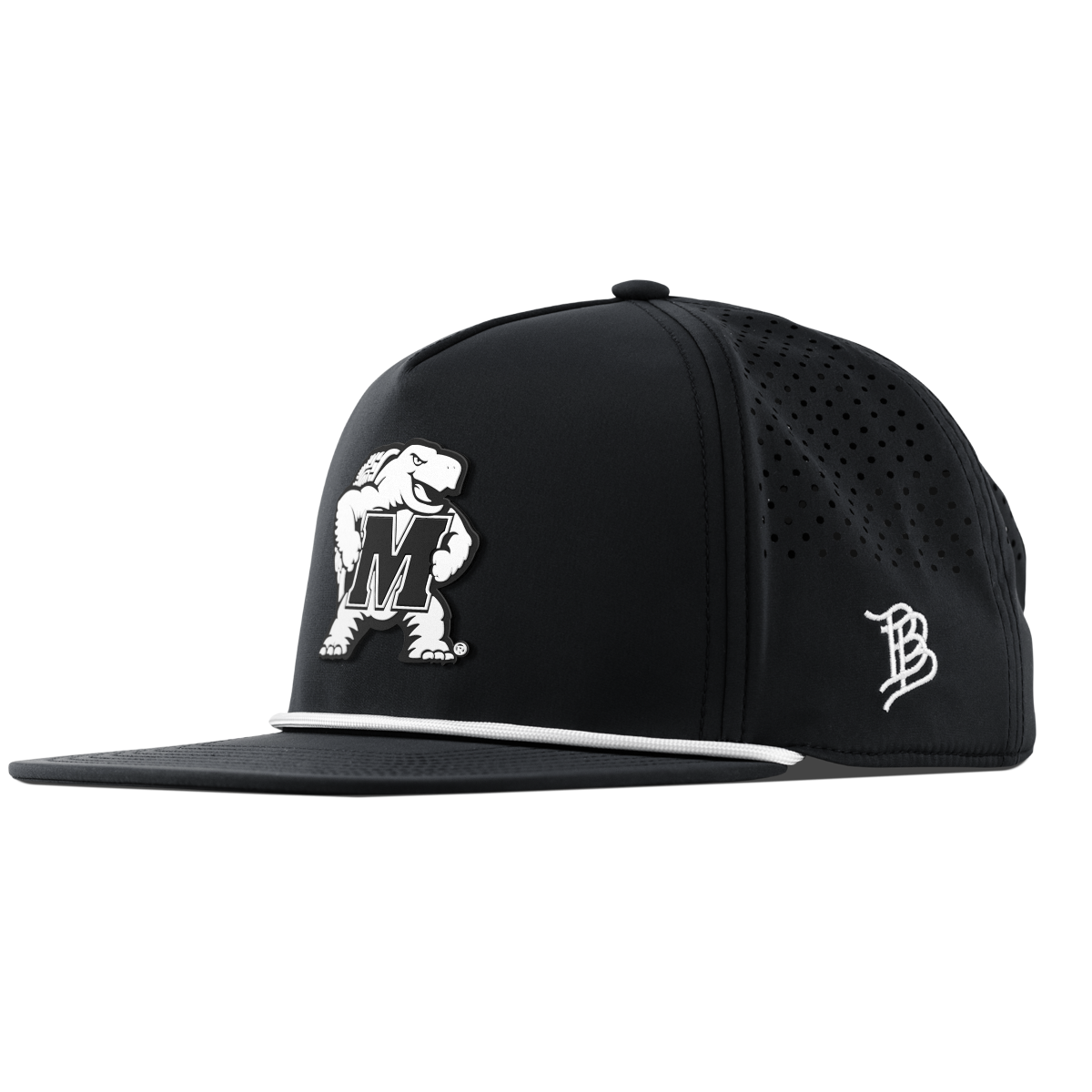 University of Maryland "Vintage Maryland Team Logo" Flat 5 Panel Rope Black