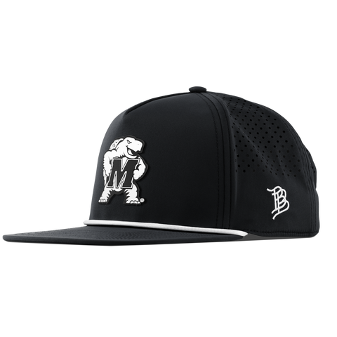University of Maryland "Vintage Maryland Team Logo" Flat 5 Panel Rope Black