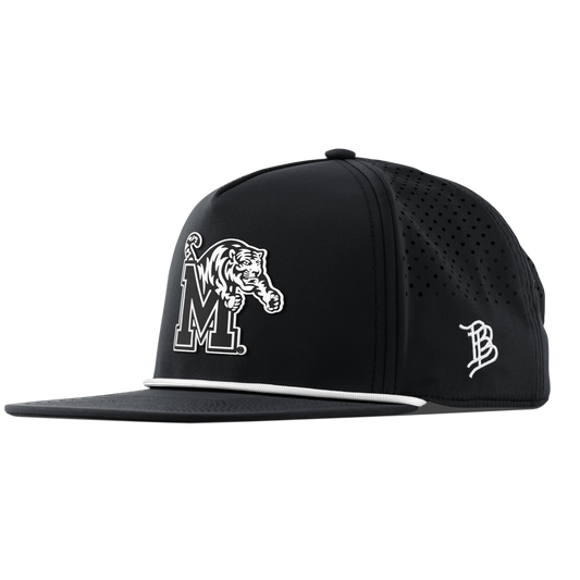 University of Memphis "Vintage Memphis Team Logo" Flat 5 Panel Rope Black