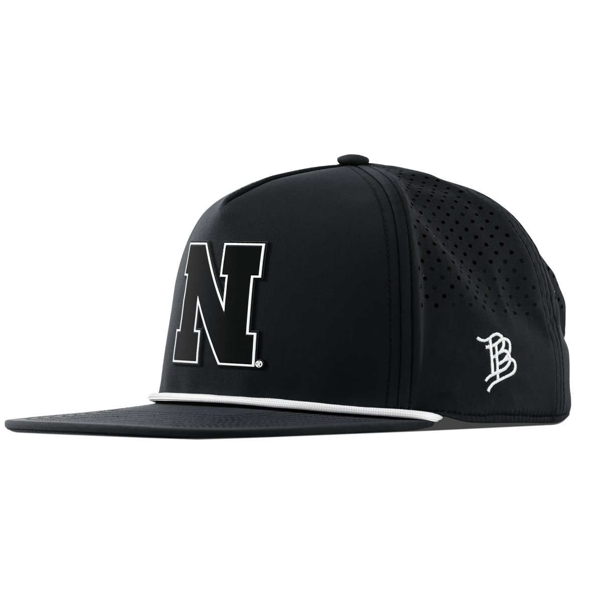 University of Nebraska "Vintage Nebraska Team Logo" Flat 5 Panel Rope Black 