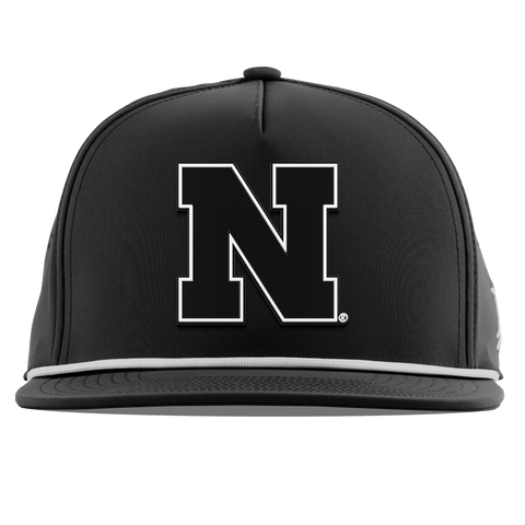 University of Nebraska "Vintage Nebraska Team Logo" Flat 5 Panel Rope Black 