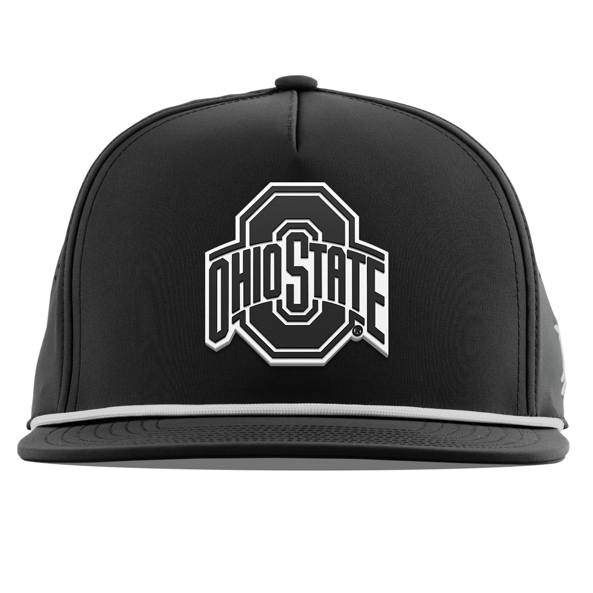 Ohio State University "Vintage Ohio State Team Logo" Flat 5 Panel Rope Black