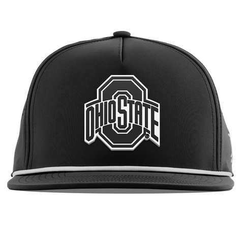 Ohio State University "Vintage Ohio State Team Logo" Flat 5 Panel Rope Black