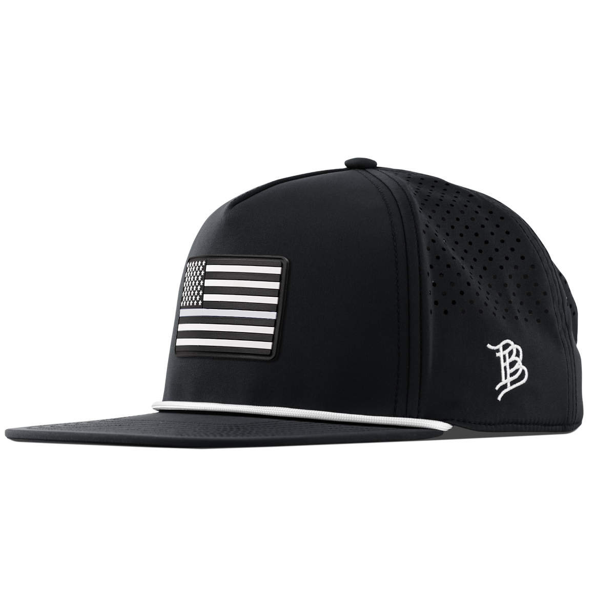 Old Glory Flat 5 Panel Rope Black