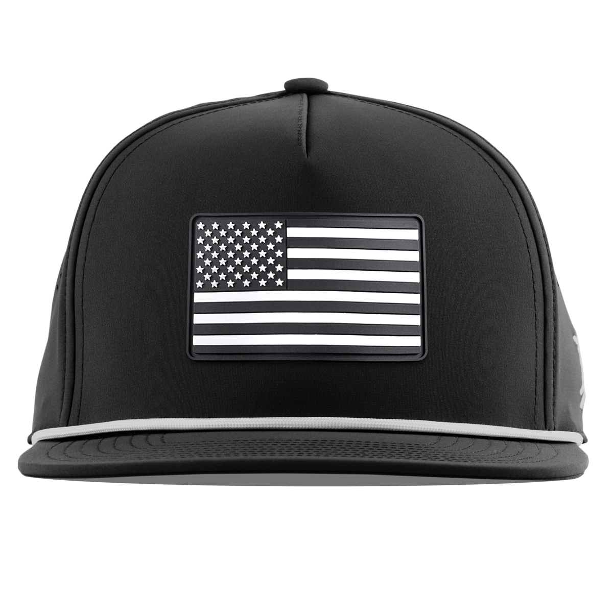 Vintage Old Glory Flat 5 Panel Rope Black