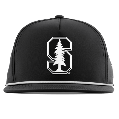 Stanford University "Vintage Stanford Team Logo" Flat 5 Panel Rope Black
